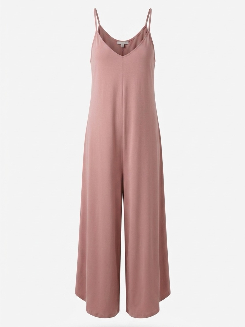 Mystree Mauve Spaghetti-Strap Wide-Leg Jumpsuit size LARGE - Picture 2 of 5
